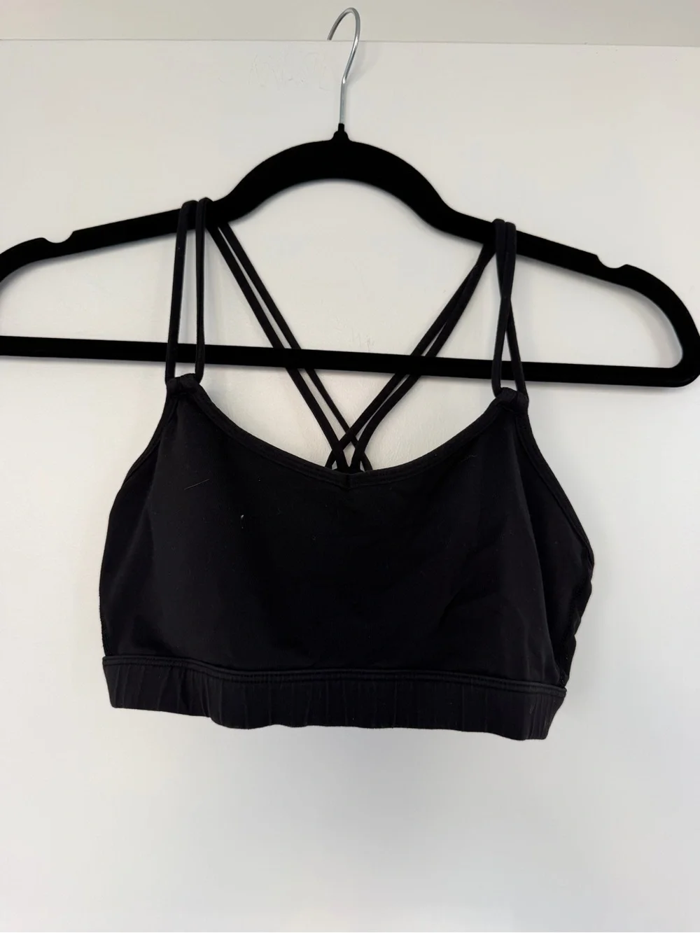 Lululemon Black Strappy Women's Sports Bra